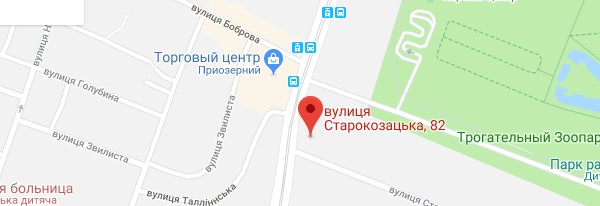 Карта расположения